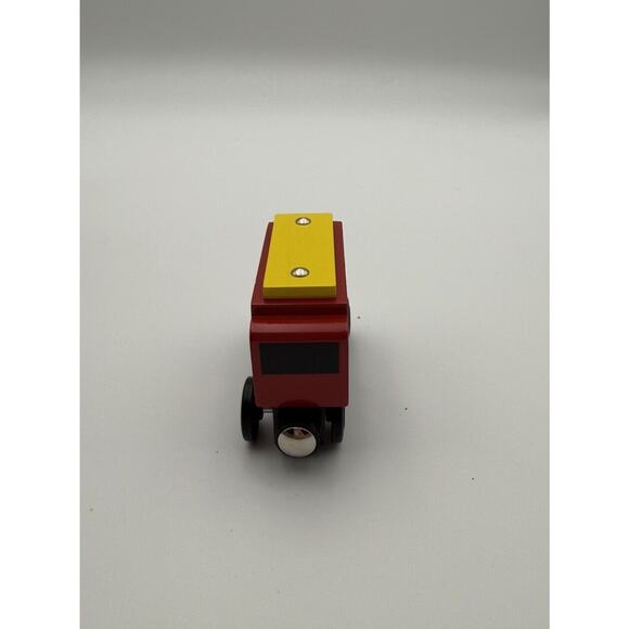 2004 McFeely Roger's Foundation Mr Rogers Neighborhood Trolley Wooden Train Car - Picture 5 of 13